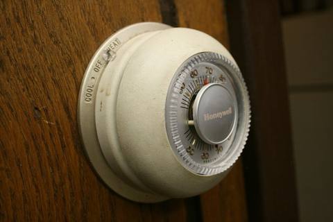 round thermostat