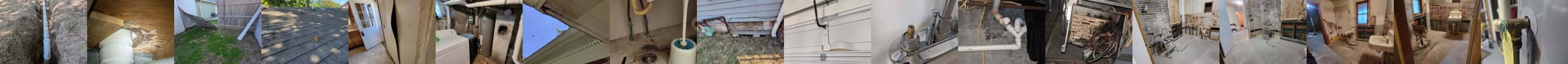 Maintenance photos from buildings AR Logic owns